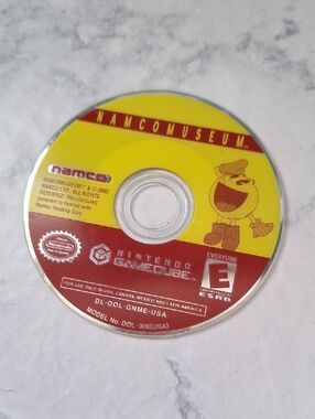 Namco Museum Game Disc for Nintendo GameCube - Yellow and Red